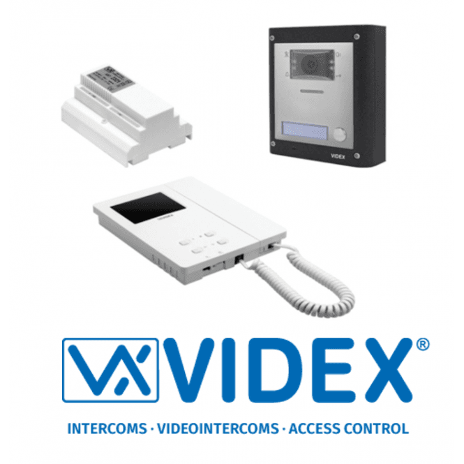 ESVKX-1S/6286 - one station 2 wire surface mounted colour video kit without keypad