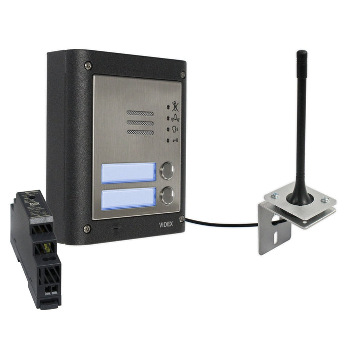 Videx GSM4K 4G GSM intercom with matt finish (mounting and stations are optional)