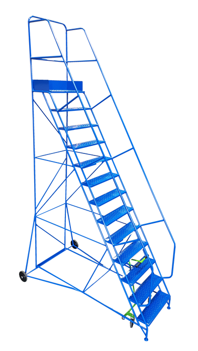 Industrial Extra Wide Steel Warehouse Steps