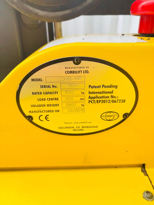 Combilift -WR Used Electric Pantograph Carriage Stacker – 4.2m Lift | Capacity 1550Kgs (#6392)