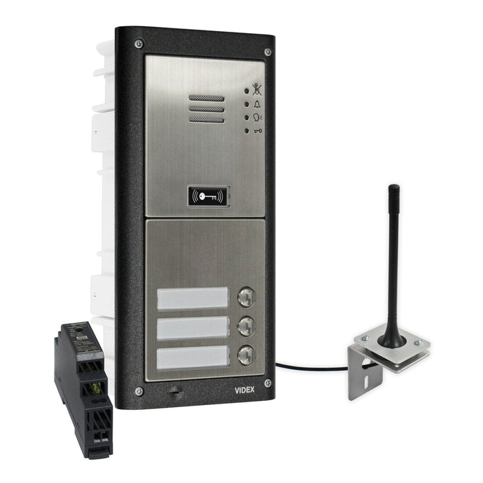 Videx GSM4K 4G GSM intercom with matt finish (mounting and stations are optional)