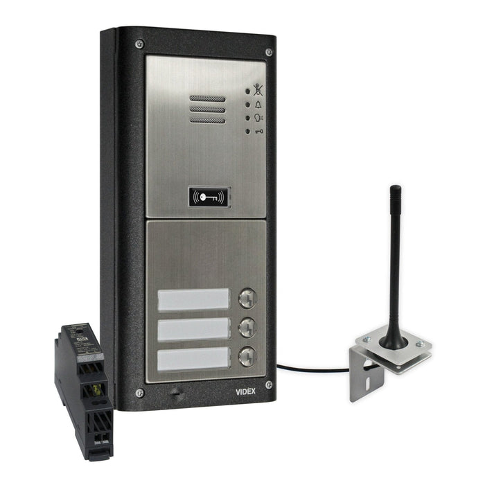 Videx GSM4K 4G GSM intercom with matt finish (mounting and stations are optional)