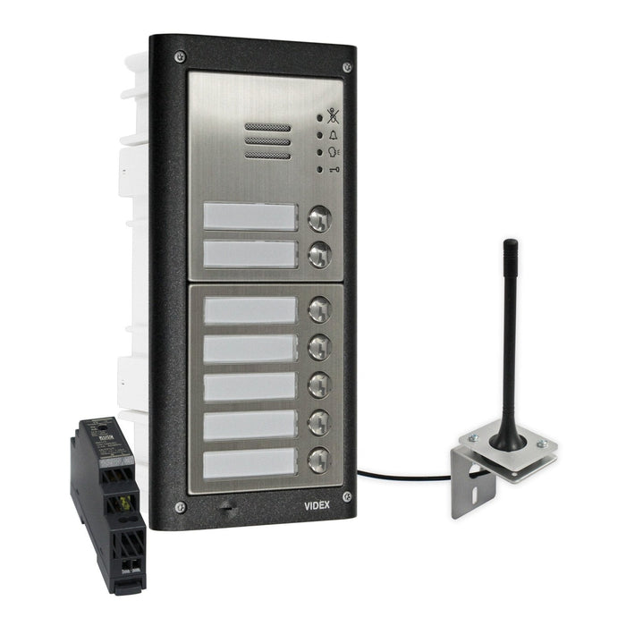 Videx GSM4K 4G GSM intercom with matt finish (mounting and stations are optional)