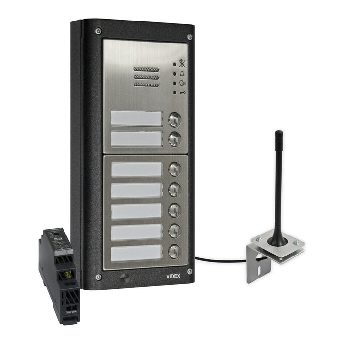 Videx GSM4K 4G GSM intercom with matt finish (mounting and stations are optional)