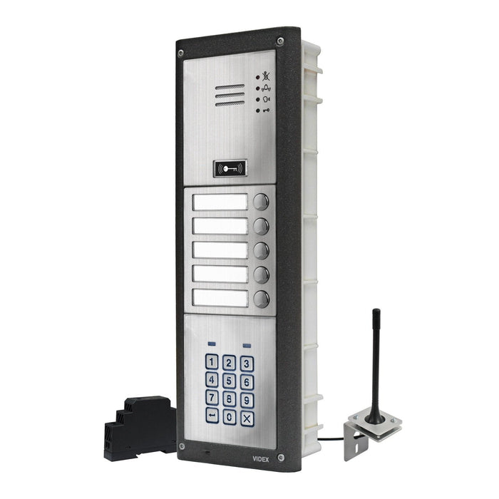 Videx GSM4KCR 4G GSM intercom with backlit keypad matt finish (mounting and stations are optional)