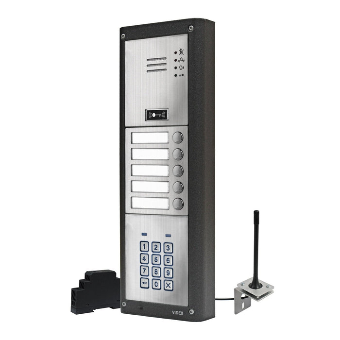 Videx GSM4KCR 4G GSM intercom with backlit keypad matt finish (mounting and stations are optional)