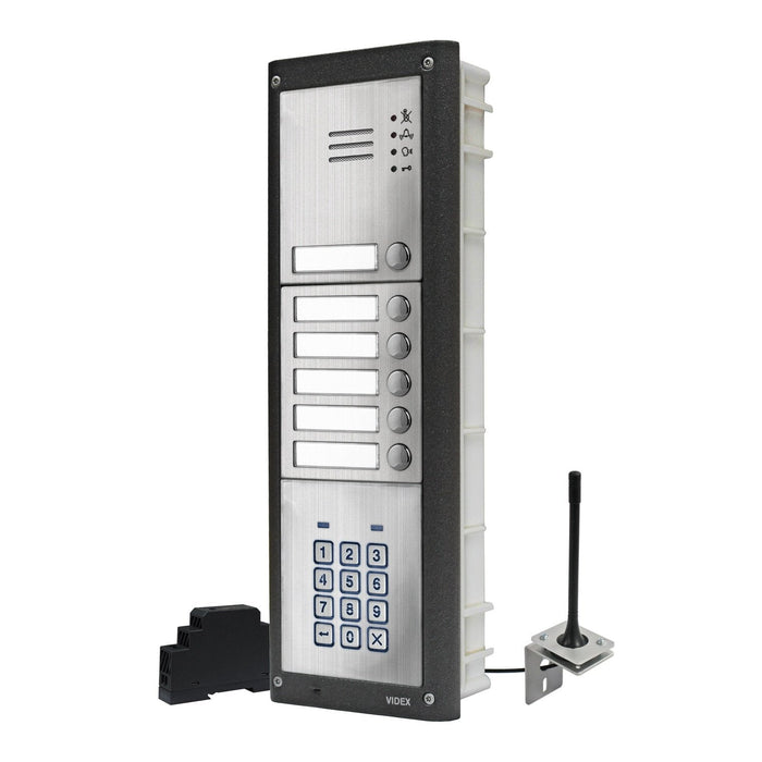 Videx GSM4KCR 4G GSM intercom with backlit keypad matt finish (mounting and stations are optional)
