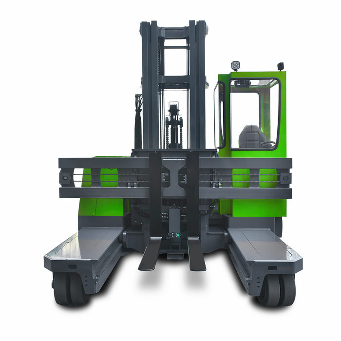 GREENPOWER MQC35 Multi-Directional Forklift New Lithium – 4.5m Up to 8.0m Lift – Half Cab (#MMD15)