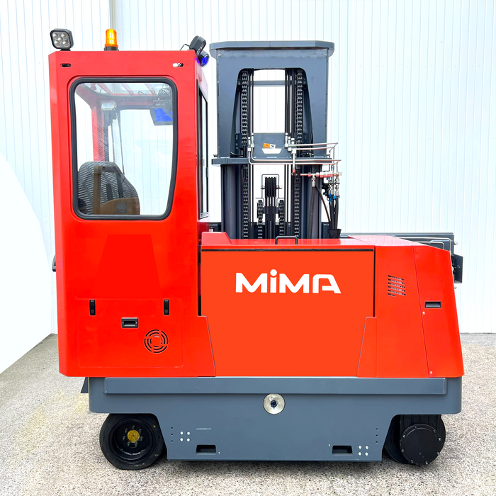 Multi-Directional Forklift New Lithium MiMA MQC35 – 4.5m To 8.0m LIFT – Half Cab 3500kgs  (#MQC35-01)