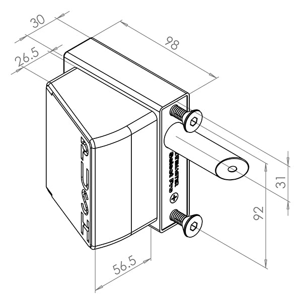 Select Pro Quick Exit Gate Lock With Digital Access