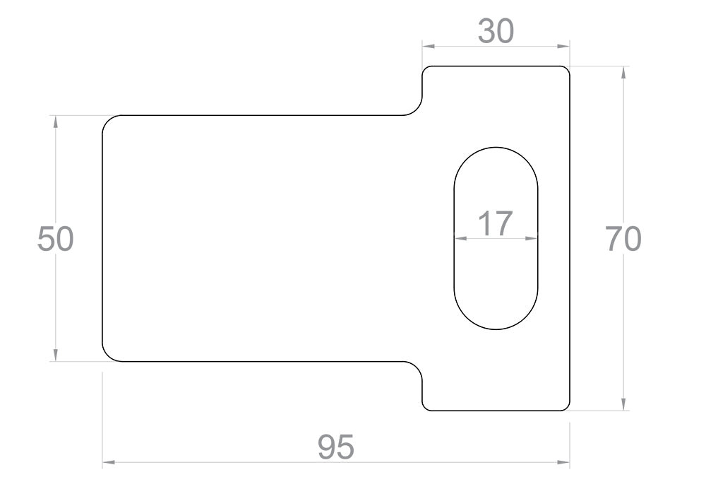 SelectPro Code Gate Lock | Single-Sided Keypad