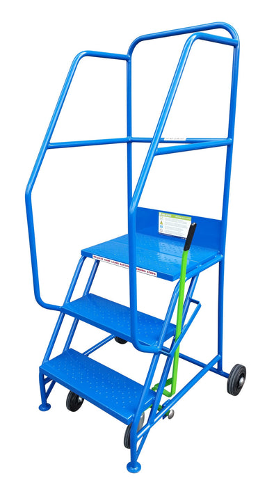 Industrial Steel Warehouse Steps
